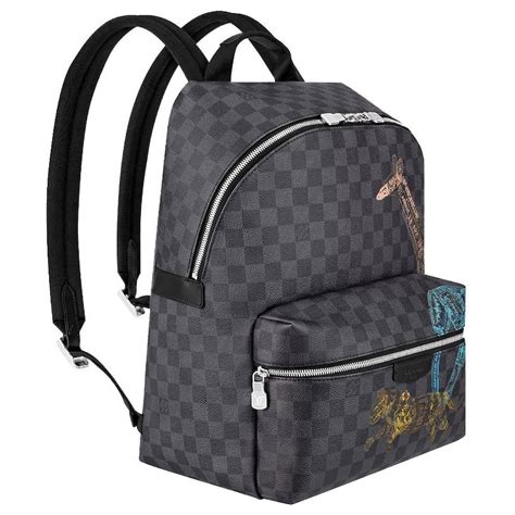 louis vuitton black damier backpack|lv discovery backpack.